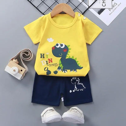 Summer Clothes for Infants and Kids Tee Shorts