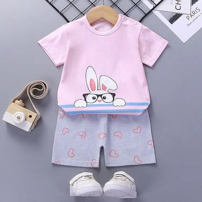 Summer Clothes for Infants and Kids Tee Shorts
