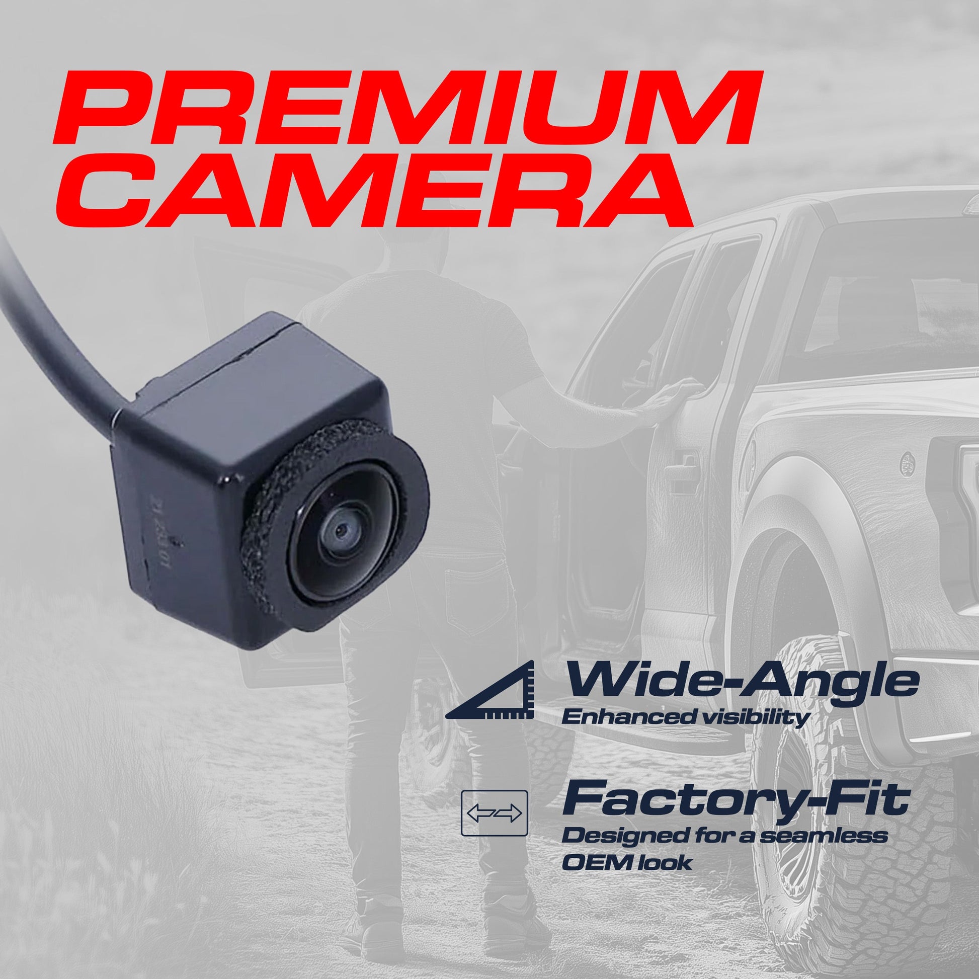 Master Tailgaters OEM backup camera black housing wide-angle fits Infiniti QX30 17-19 on Tampa Home & Garden Store