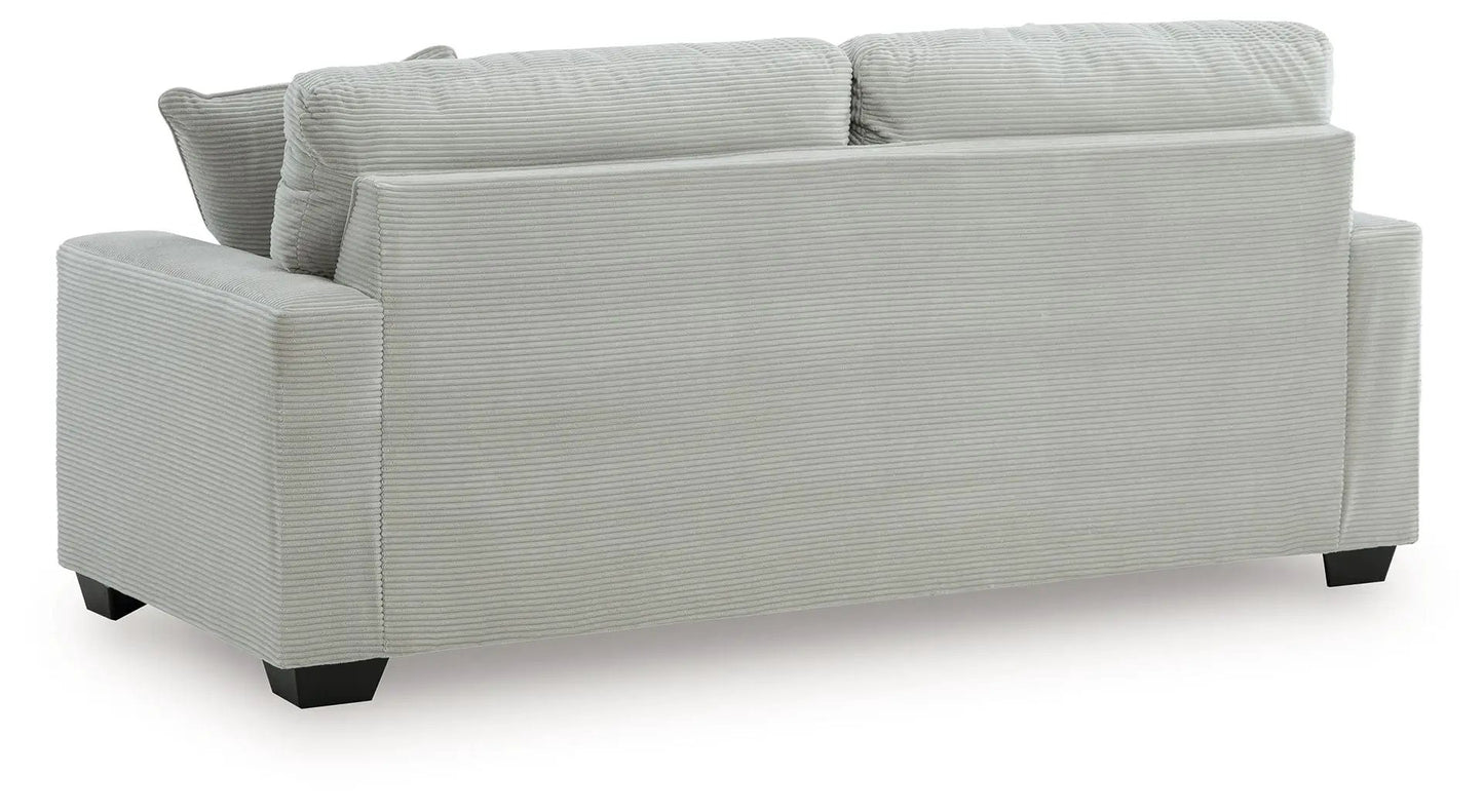 Greenbriar sofa gray corduroy stationary by Unique Piece Furniture on Tampa Home & Garden Store