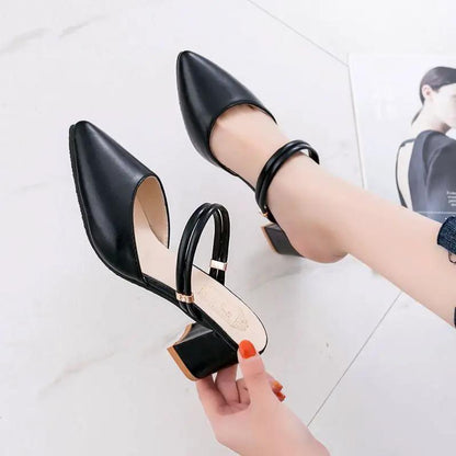 Summer Gentle Thick Heel Sandals for Women