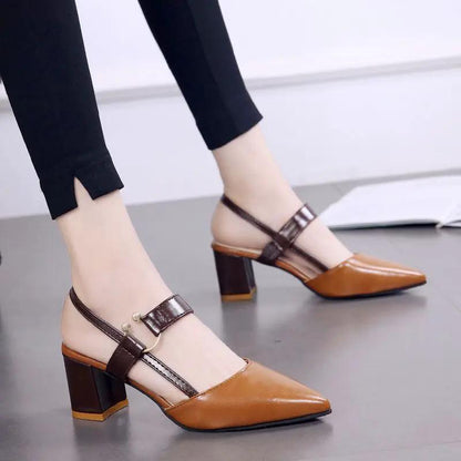 Summer Gentle Thick Heel Sandals for Women