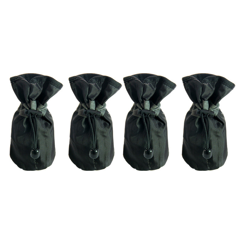 Pet Dog Shoes Four Seasons booties Pet Zen, soft-bottom non-slip black 4-pack on Tampa Home & Garden Store