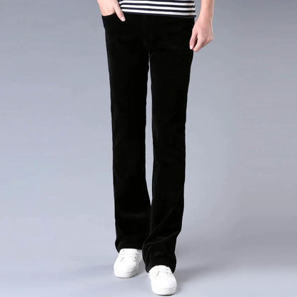 Korean Style Stretch Slim Flared Pants for Women
