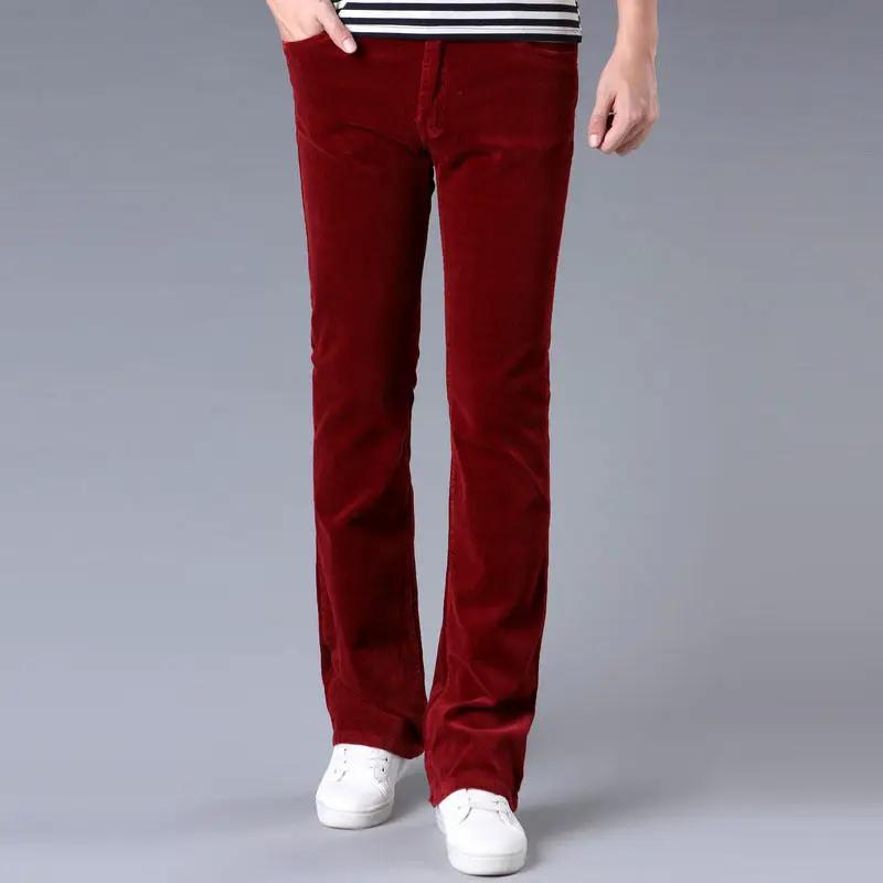 Korean Style Stretch Slim Flared Pants for Women
