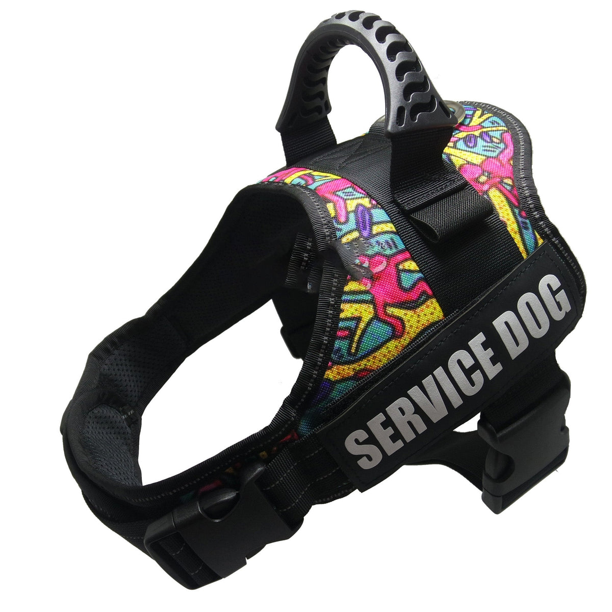 Pet Zen K9 harness for dogs, reflective adjustable vest with vibrant print and top handle on Tampa Home & Garden Store