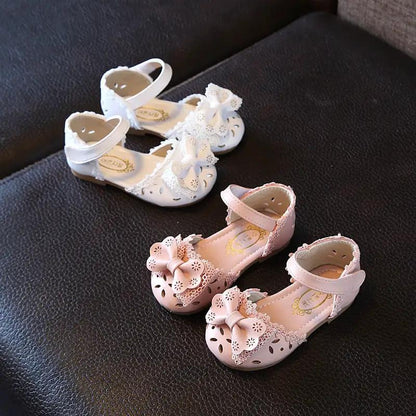 Korean Style Girls Single Shoes Soft Sole Toddler