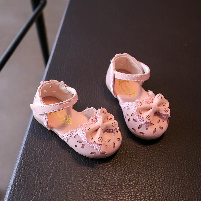 Korean Style Girls Single Shoes Soft Sole Toddler