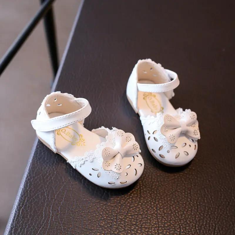 Korean Style Girls Single Shoes Soft Sole Toddler