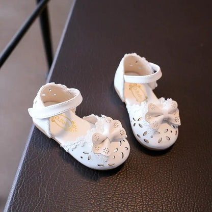 Korean Style Girls Single Shoes Soft Sole Toddler
