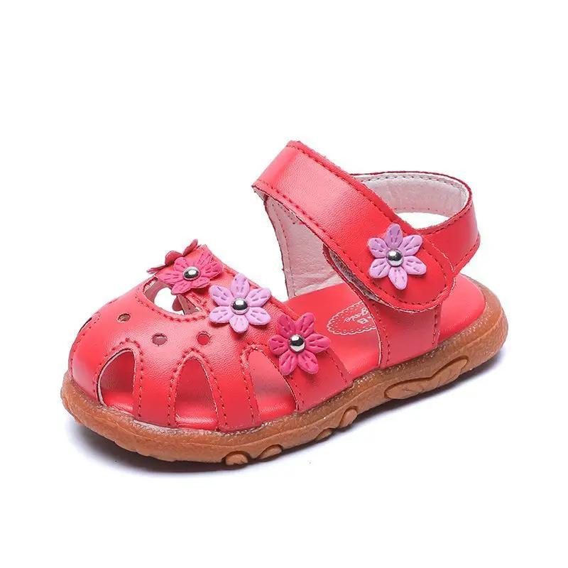 Korean Style Girls Single Shoes Soft Sole Toddler