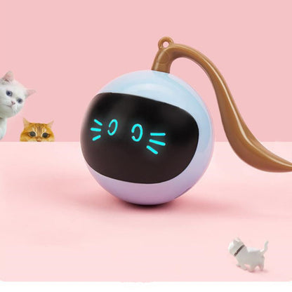 Pet Smart Interactive LED Rotating Ball lavender orb LED eyes cat toy by Sell My Stuff on Tampa Home & Garden Store