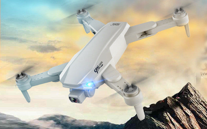 GPS High-definition Dual Camera drone white quadcopter with blue LED camera Sell My Stuff on Tampa Home & Garden Store