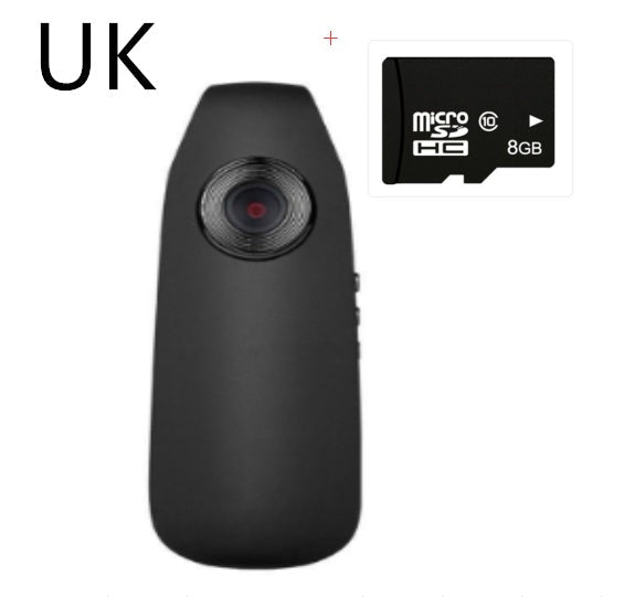 Portable mini video camera with one-click recording, black, 8GB microSD card by Sell My Stuff on Tampa Home & Garden Store