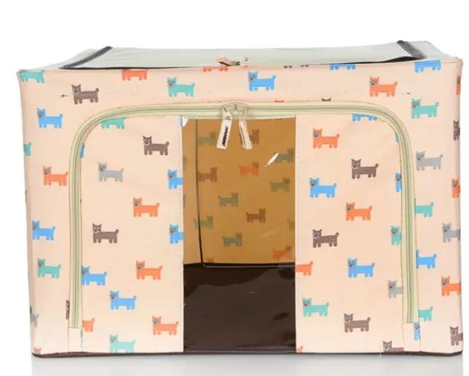 Steel Frame Storage Box With Oxford Cloth Cover
