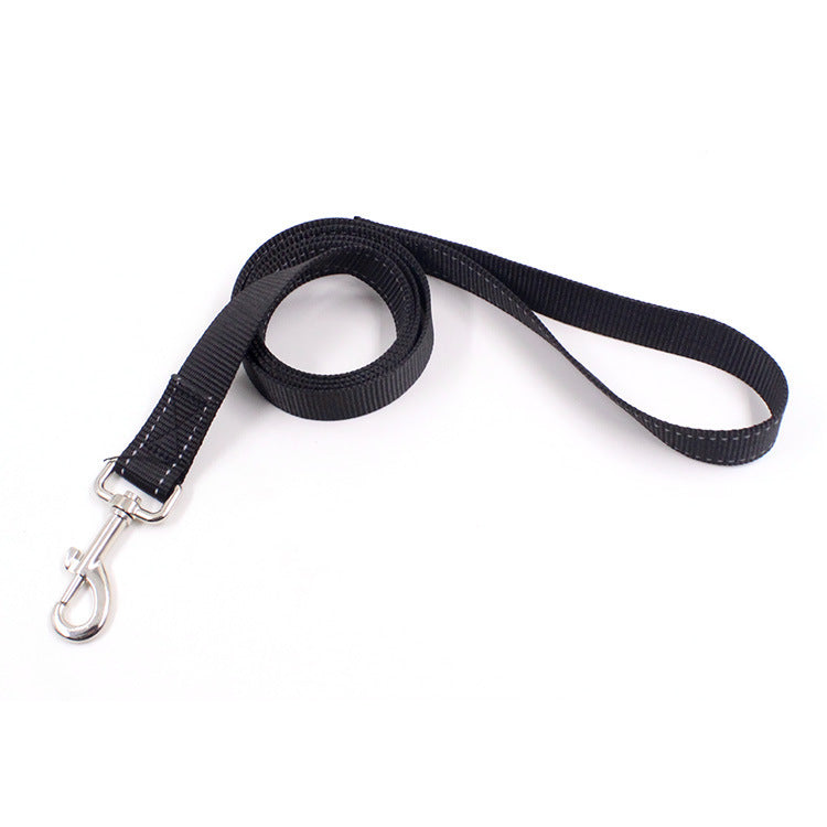 Chest harness leash for cats and dogs in black nylon with metal snap hook Pet Zen on Tampa Home & Garden Store