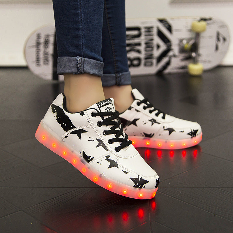 Kids Led Light Up Shoes With Seven Color Lights