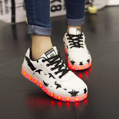 Kids Led Light Up Shoes With Seven Color Lights