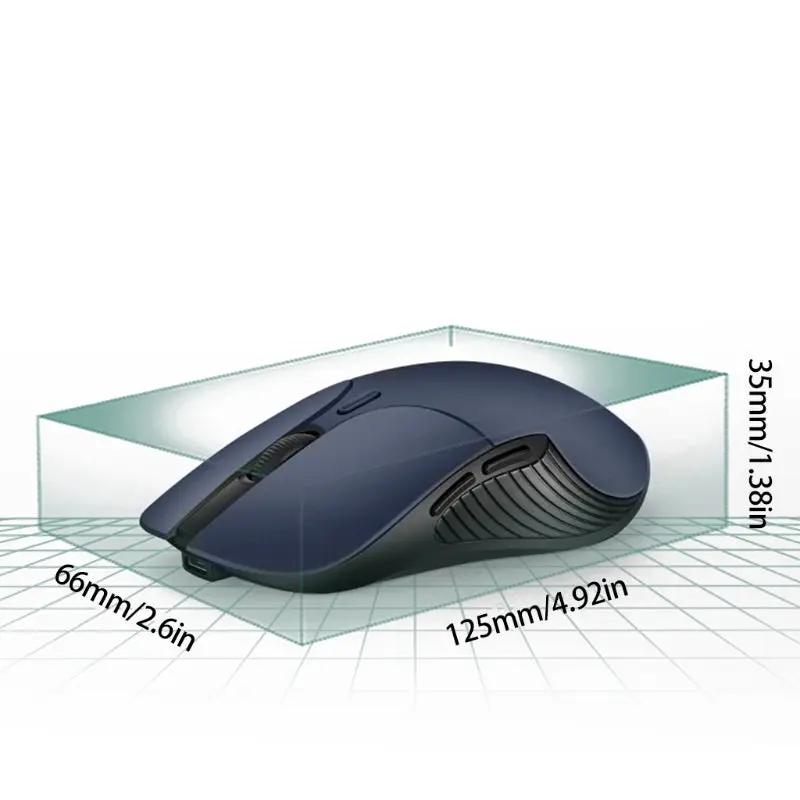 Smart Voice Mouse 2.4G rechargeable wireless translator, ergonomic navy blue cordless mouse on Tampa Home & Garden Store