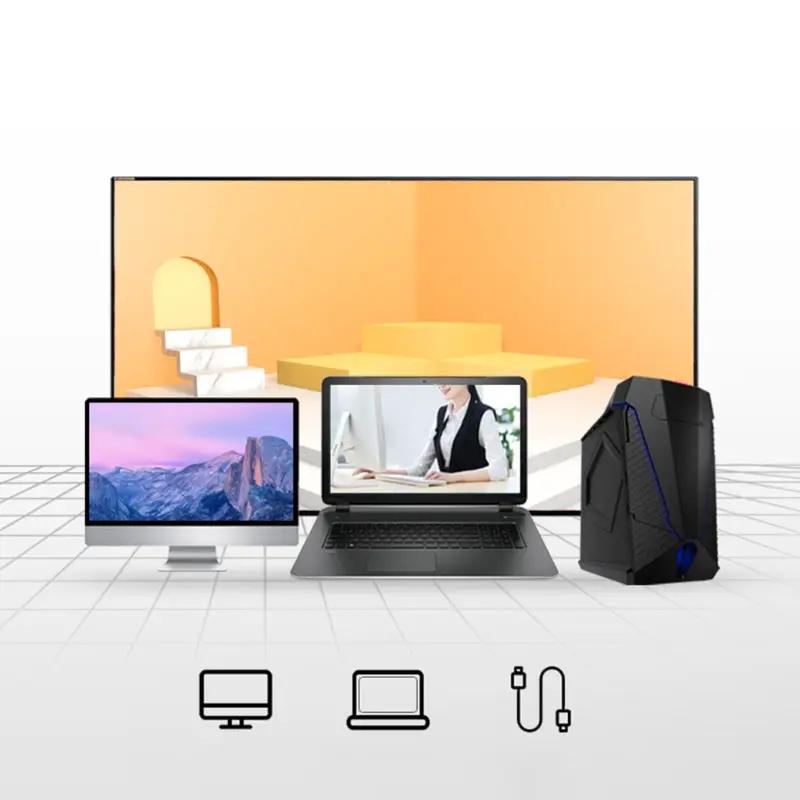 Smart Voice Mouse 2.4G wireless translator by FLIPSTYLEZLLC; black quad computer setup on Tampa Home & Garden Store