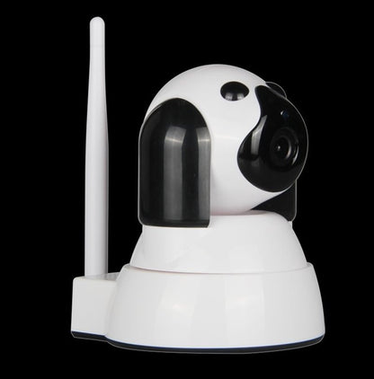 Home baby monitor Wi-Fi IP camera; white dome with black lens housing and external antenna on Tampa Home & Garden Store