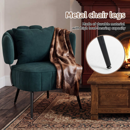 Decorative Chenille Tub Chair and Spring Seat