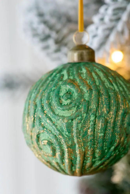 Christmas Ball Glass Ornament and Tree Decoration