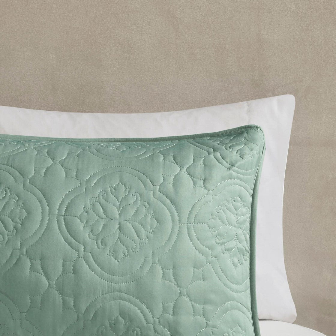 The Seafoam 3 Piece Reversible Bedspread Set