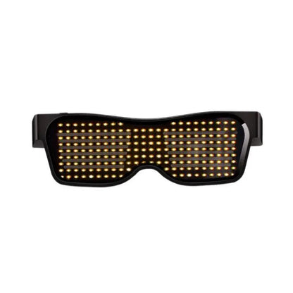 LED luminous glasses with orange LED panel, black frame by FLIPSTYLEZLLC on Tampa Home & Garden Store