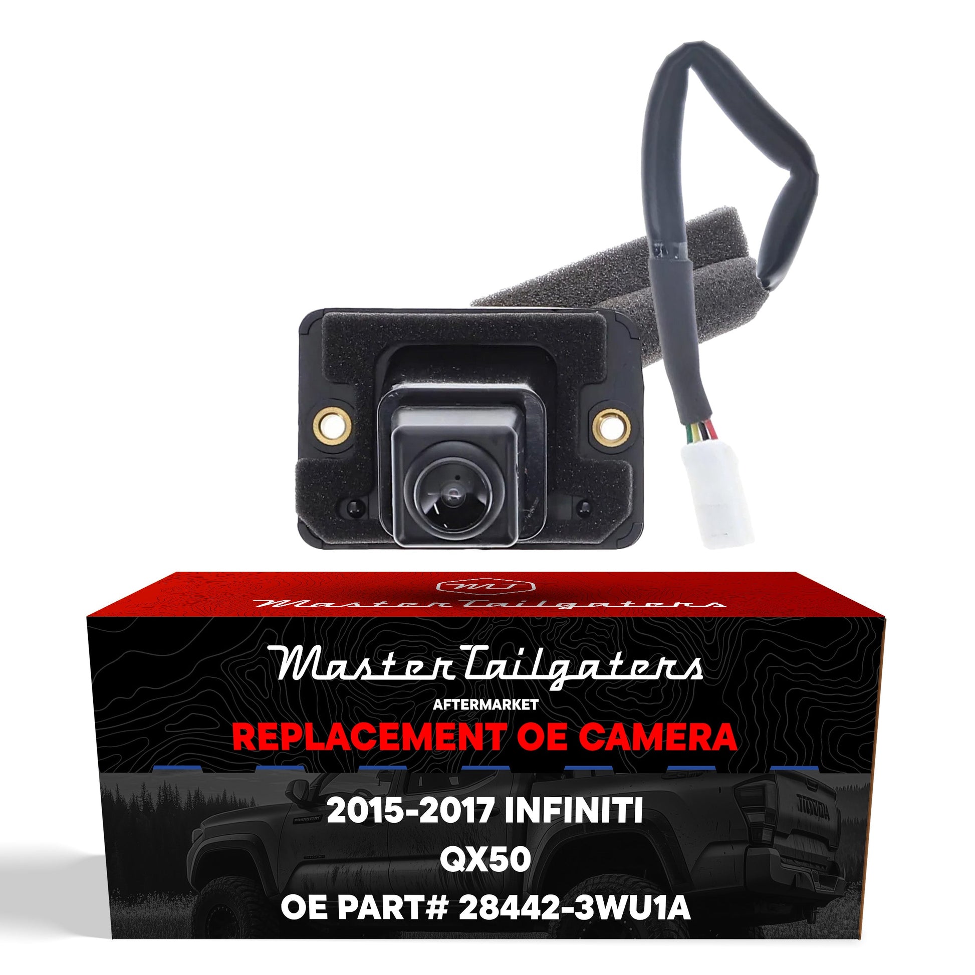 Infiniti QX50 backup camera OEM replacement by Master Tailgaters (28442-3WU1A) on Tampa Home & Garden Store
