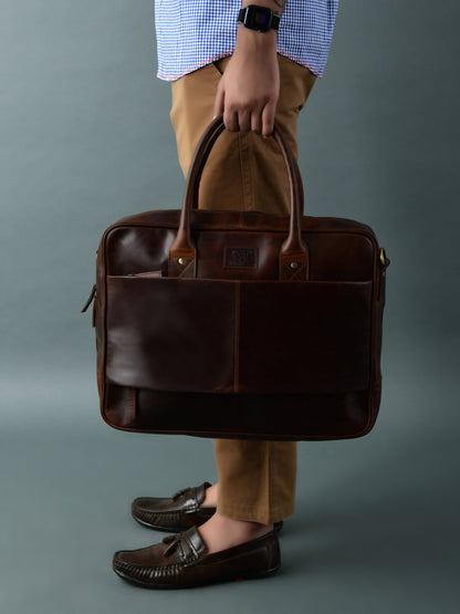 Crimson Contemporary Briefcase - Tampa Home & Garden Store