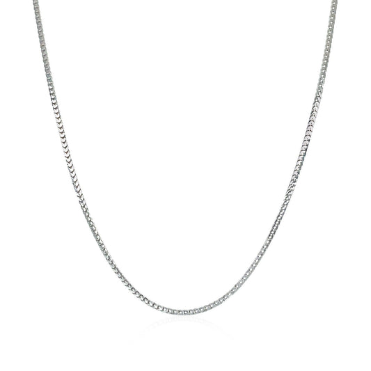 14k white gold Franco chain necklace 0.9mm Bids.com on Tampa Home & Garden Store