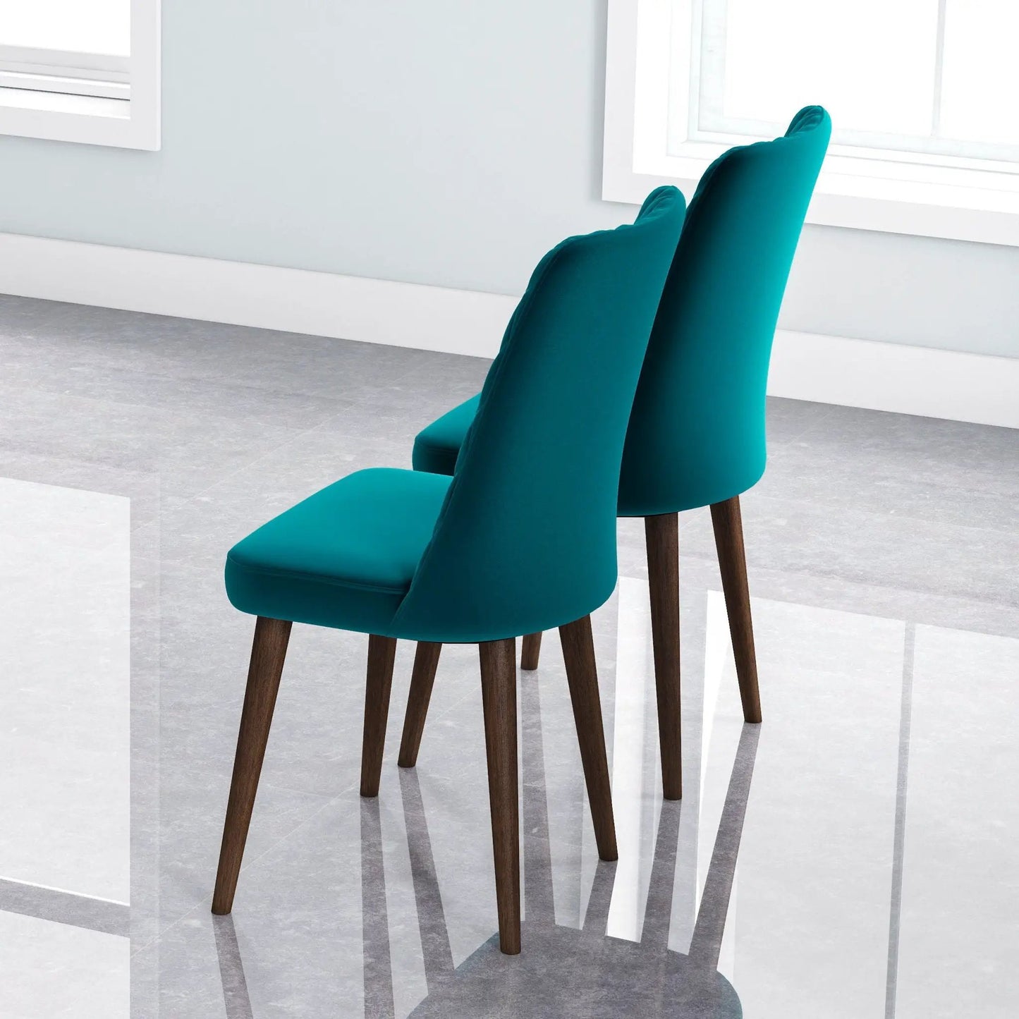 Katie Mid Century Modern Dining Chair Set
