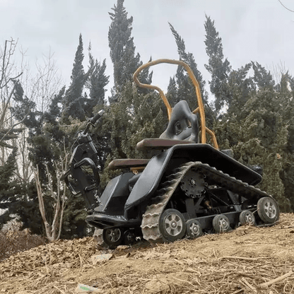 Allterain electric wheelchair with tracked chassis, black frame DONJOHNSTYLE4URHOME on Tampa Home & Garden Store