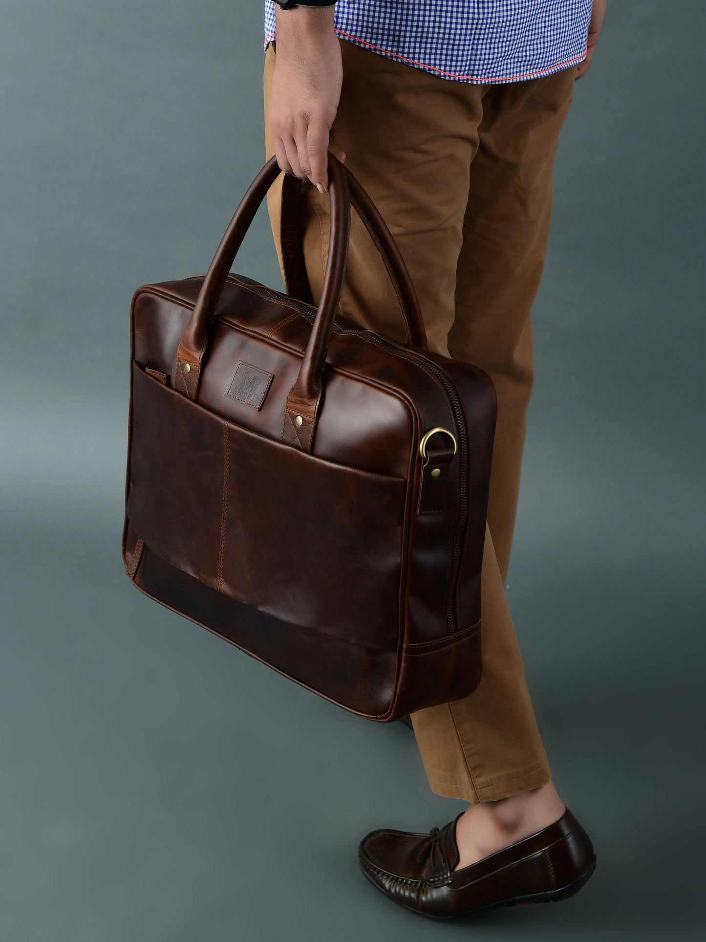 Crimson Contemporary Briefcase - Tampa Home & Garden Store