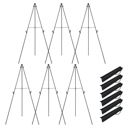 Sturdy 166 cm Metal Easel Stand Set 6 Pack