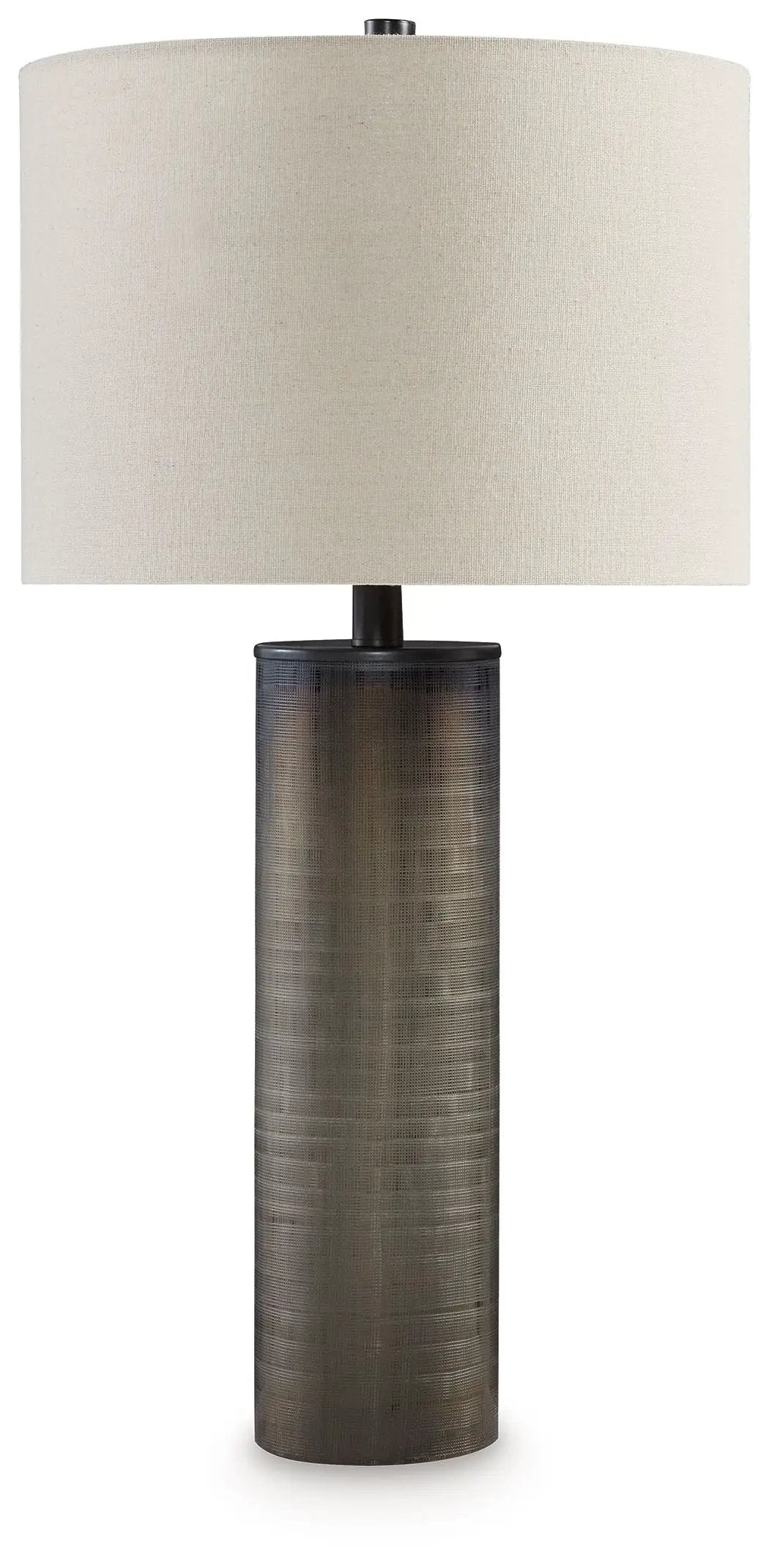 Dingerly Glass Table Lamp Brown Ombre Base