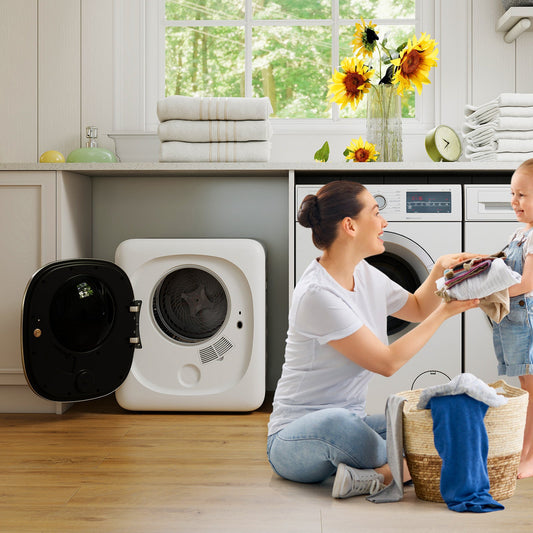 Portable Clothes Dryer Compact Drying Machine with Stainless Steel Tub - Tampa Home & Garden Store