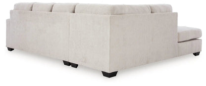 Aviemore sectional sofa in beige fabric with black block legs by Unique Piece Furniture on Tampa Home & Garden Store