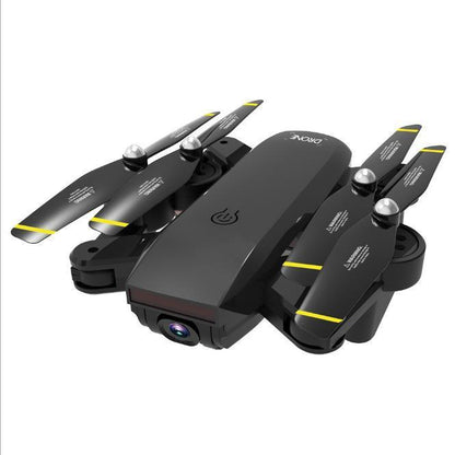 Quadrocopter with dual cameras, black drone with yellow-tipped propellers by Sell My Stuff on Tampa Home & Garden Store