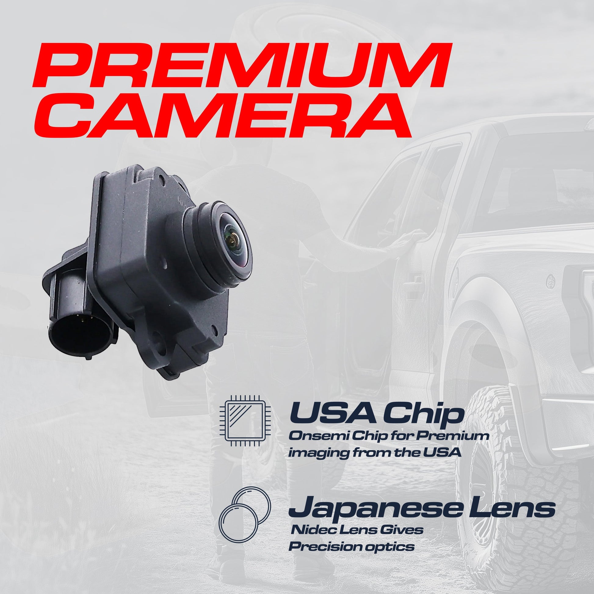 Jeep Cherokee OEM backup camera (2014-2018) Master Tailgaters 56038991AI/AK black housing on Tampa Home & Garden Store