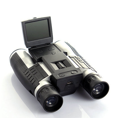 Digital HD Camera Binoculars Sell My Stuff with built-in LCD display black and silver body on Tampa Home & Garden Store