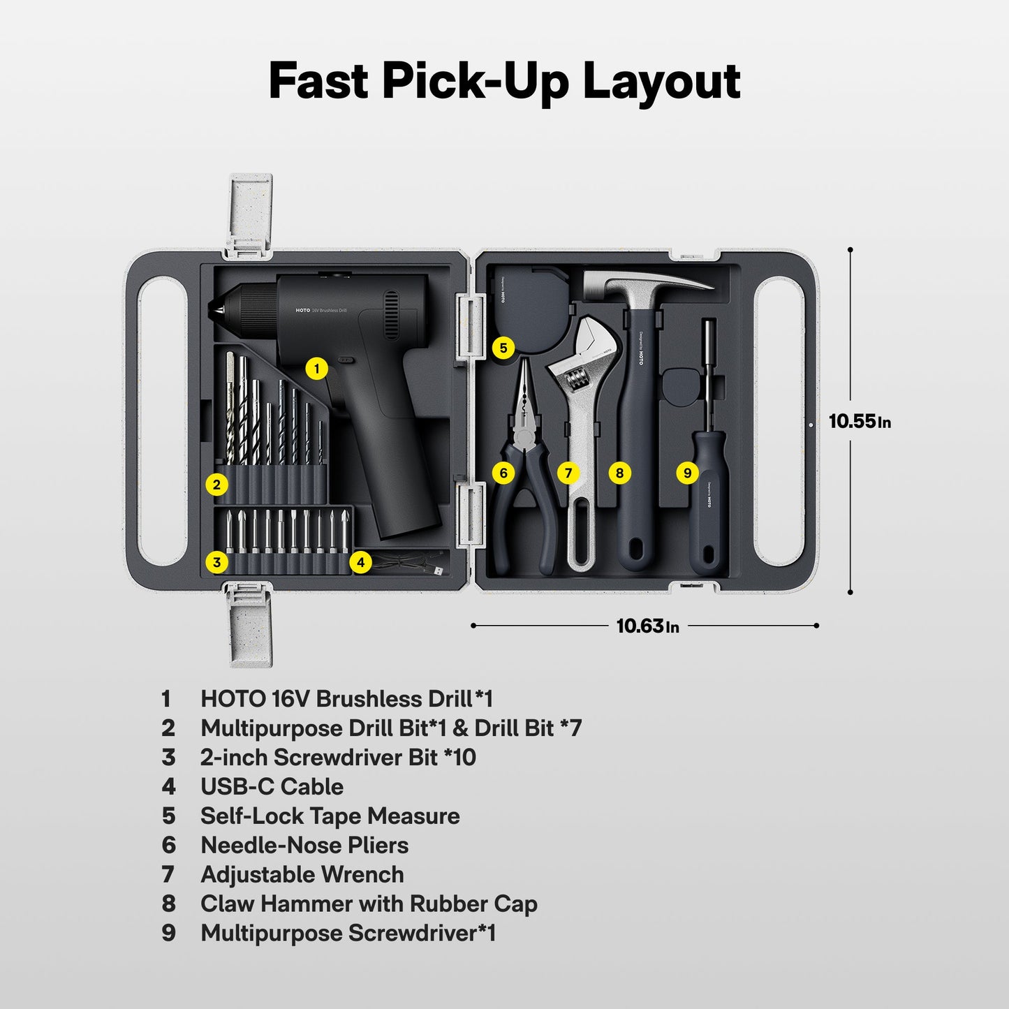16V Brushless Drill Tool Kit - Tampa Home & Garden Store