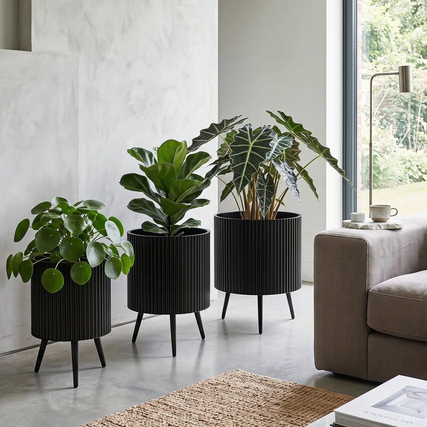 20-Inch Raised Metal Planter With Stand Legs
