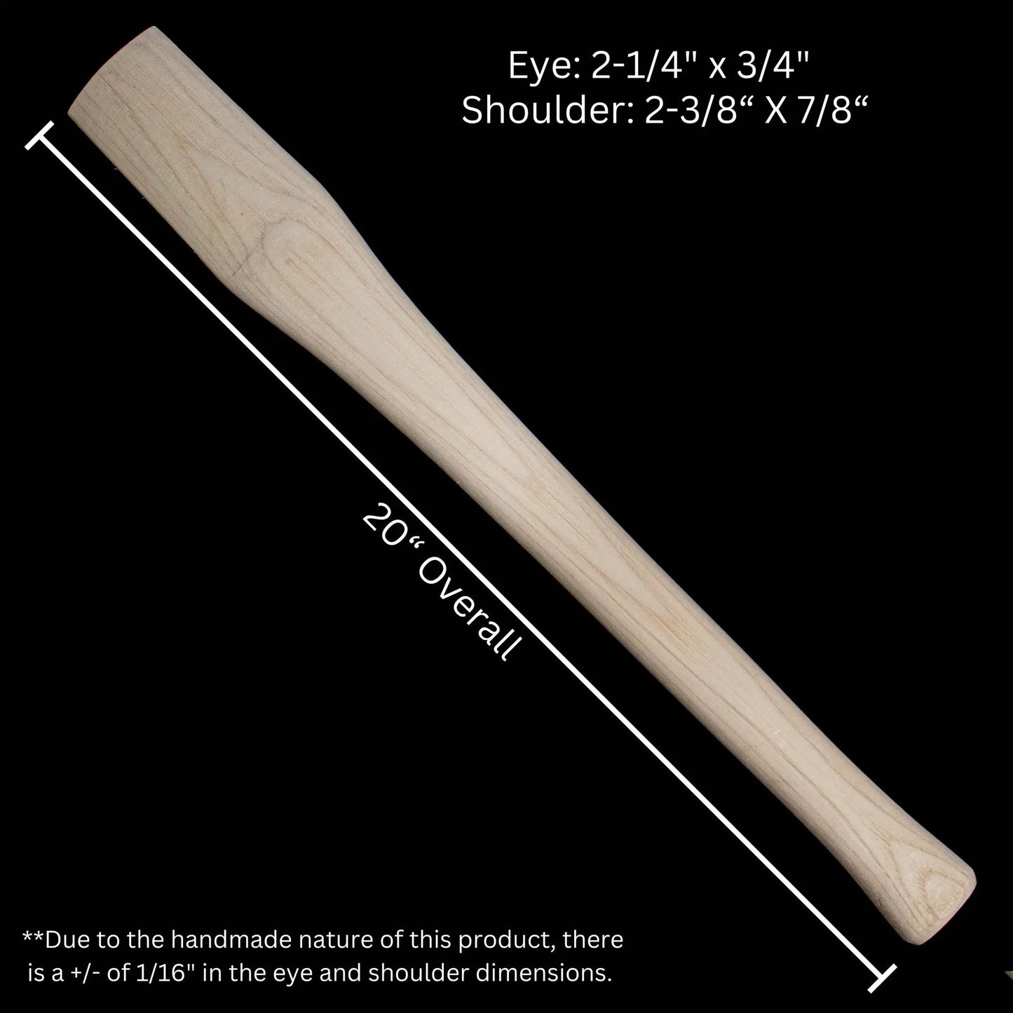 Cruiser Double Bit Axe Handle 20 Inch Premium