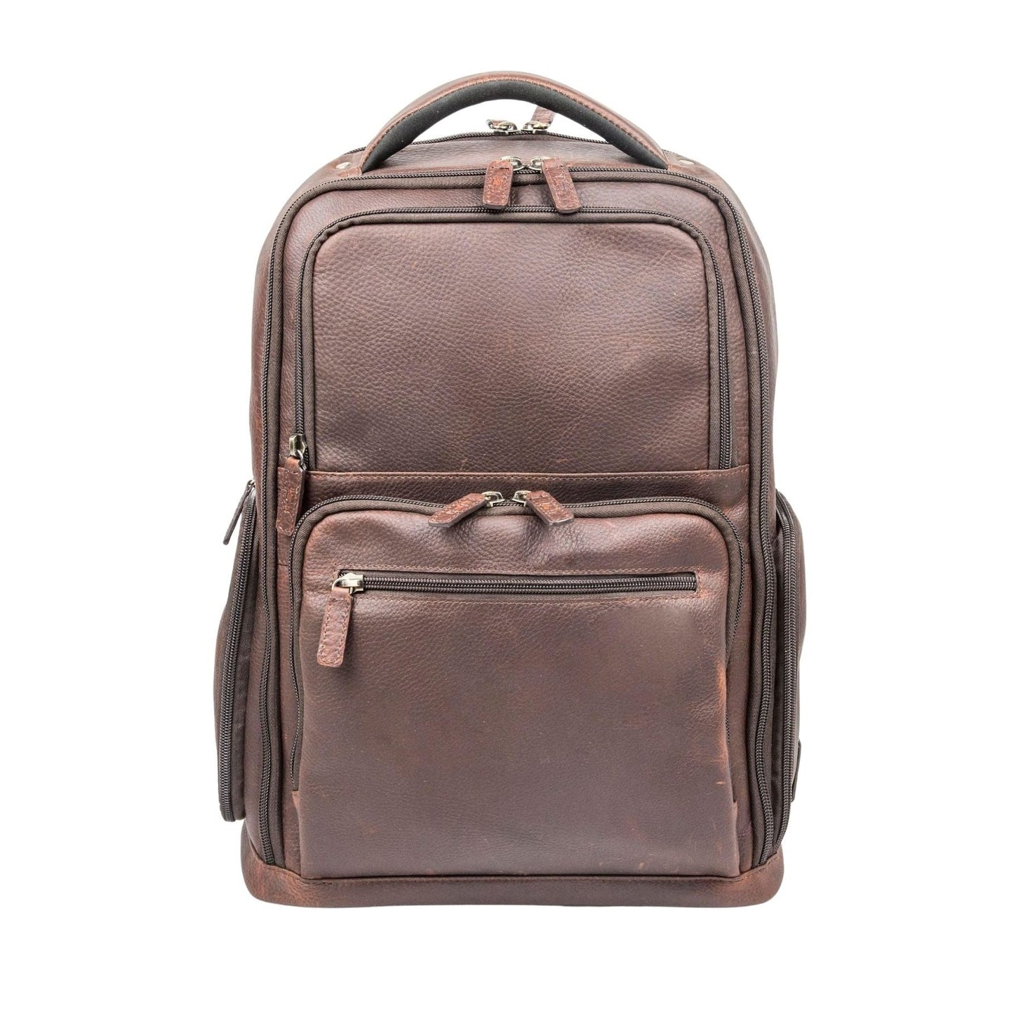 Cambridge Full Grain Mens Leather Backpack