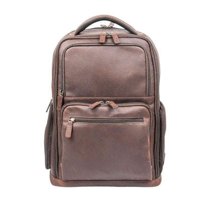 Cambridge Full Grain Mens Leather Backpack