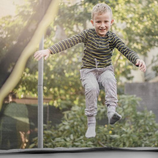 15/16 Feet Trampoline Replacement Safety Net with Adjustable Straps-16 ft - Tampa Home & Garden Store