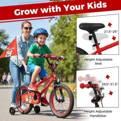 Kids Bike 12 to 18 Inch with Training Wheels