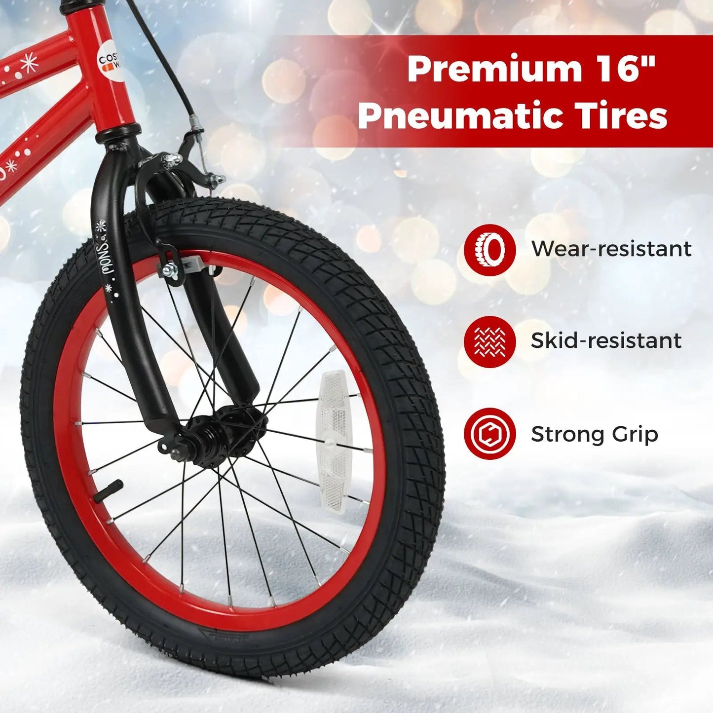 Kids Bike 12 to 18 Inch with Training Wheels